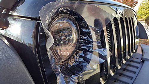 Vvivid Air-Tint Dark Black Headlight/Tail Light Window Tint (Value Pack - 16 Inch X 48 Inch, 2-Roll Pack)