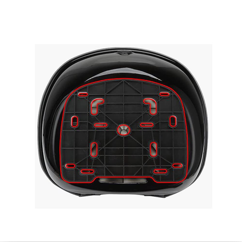 YehVeh Flat Mount Fitting Plate Adapter for Motorcycle Rear Luggage Rack Trunk Tail Box Top Cases Carrier Holder Shelf Quick Rel