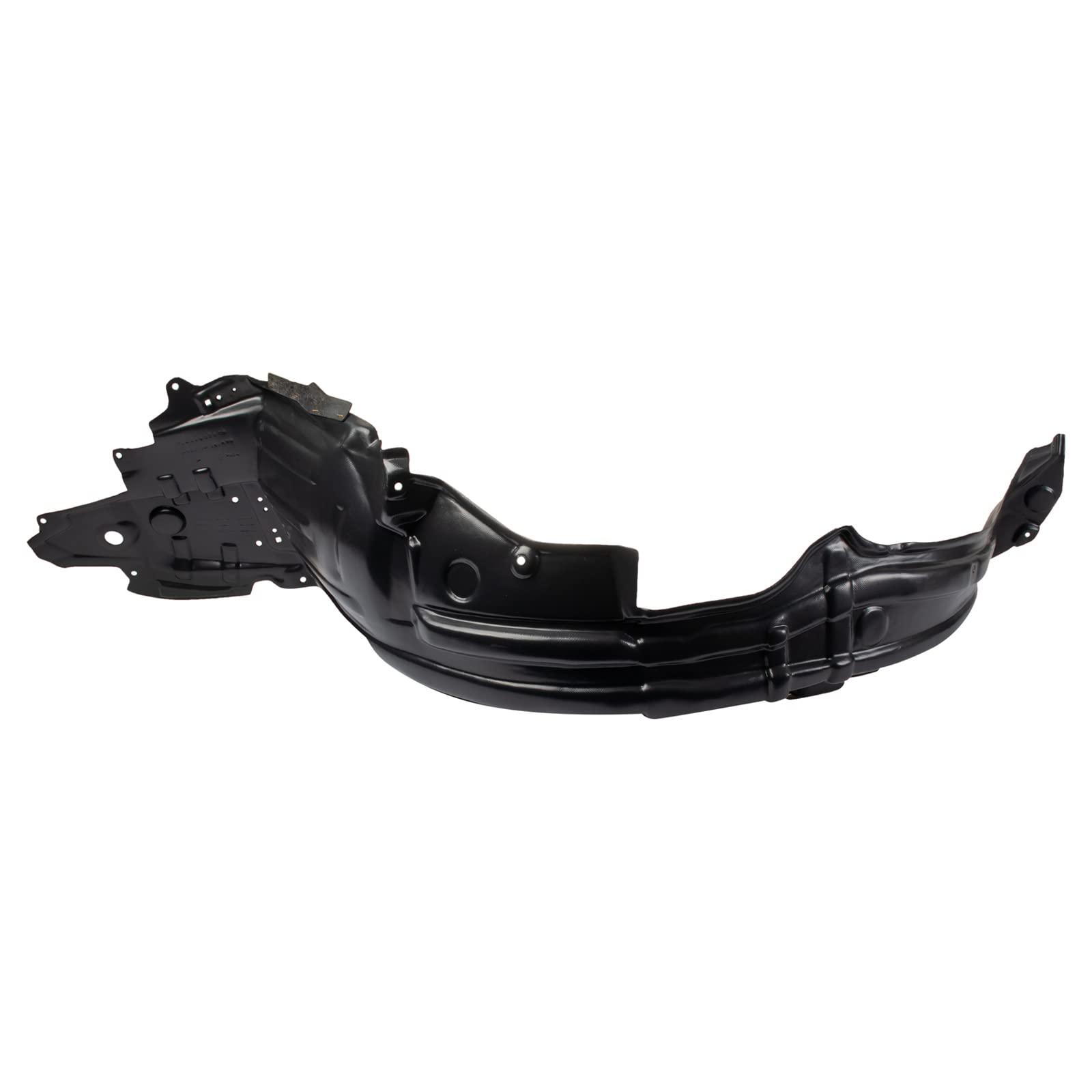 TRQ Inner Fender Liner Set for 2010-2012 Lexus HS250h, Plastic, White, Model BDA15683