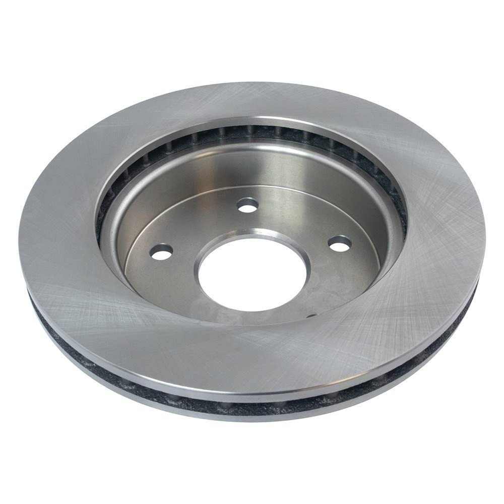 Trq Front Brake Rotors Set Vented Compatible With 2005-2010 Dodge Dakota 2006-2009 Mitsubishi Raider 2011 Ram