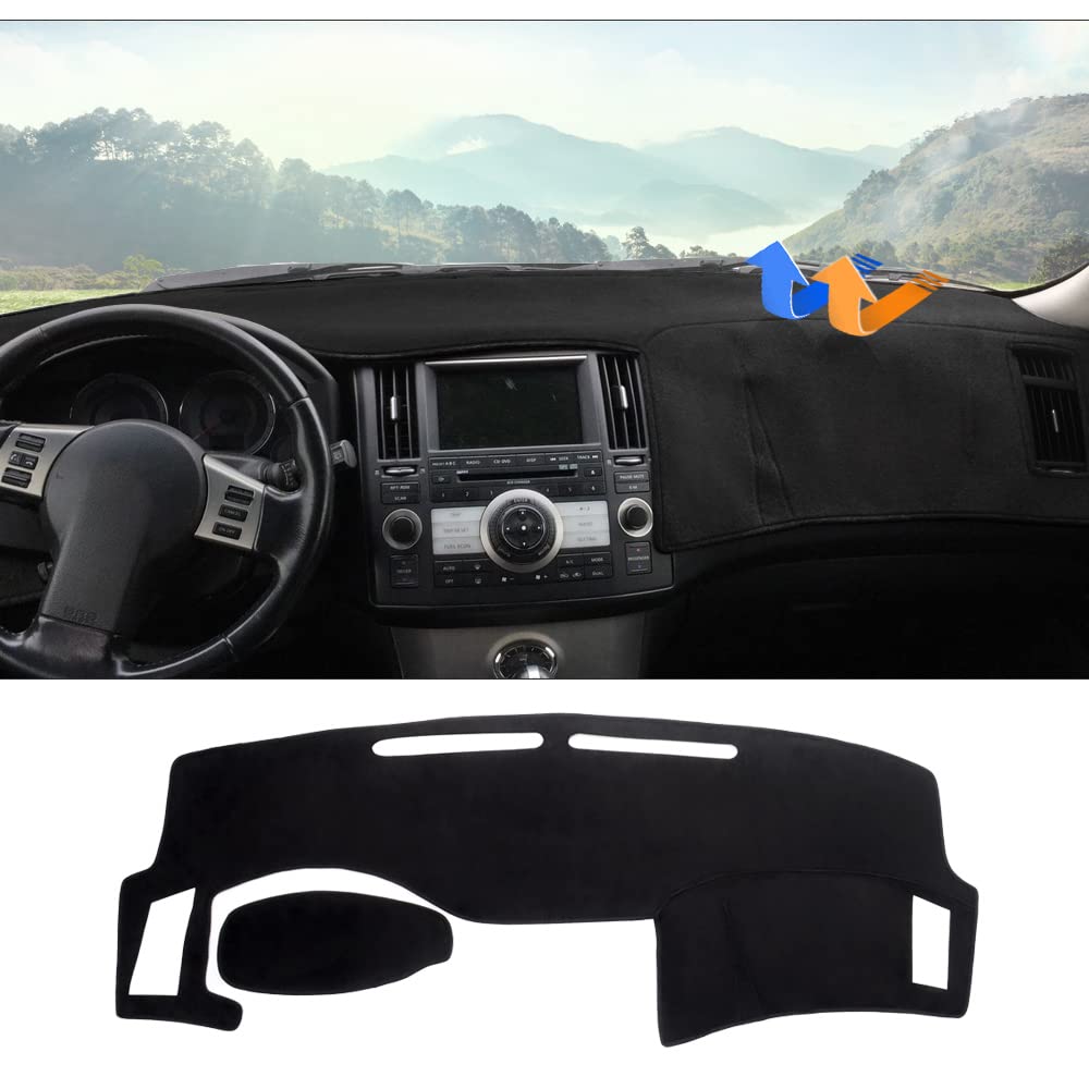 Autorder Dashboard Cover Mat For 2003-2008 Infiniti Fx35/ Fx45/ Fx50 1St Gen (S50) Accessories Dash Cover Suede Dash Mat Sunshad