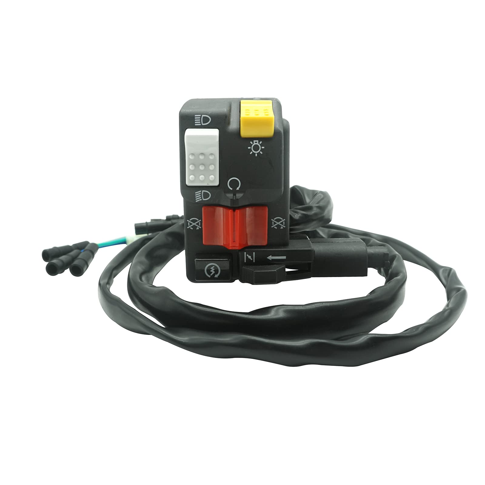 M Mati Handlebar Switch Start Kill Stop Headlight For Honda Trx300 Trx300Fw Fourtrax 1996-2000 35020-Hm5-A10