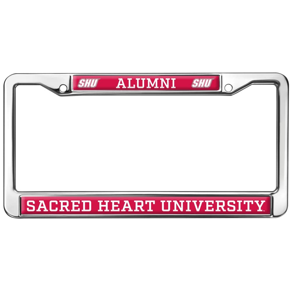 Sacred Heart University Alumni Logo Full Size Standard License Plate Metal Frame