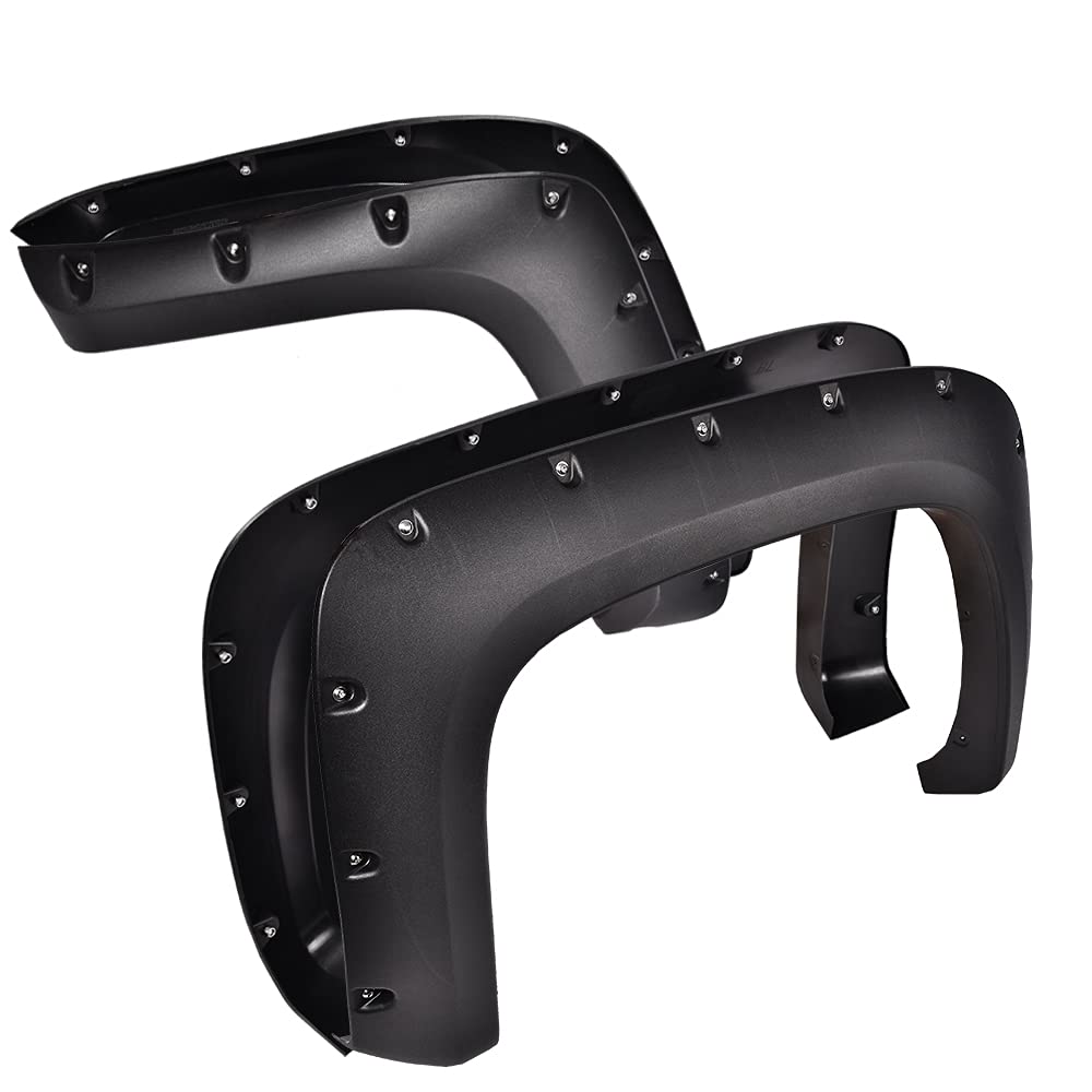 G-PLUS Fender Flares Fit for 2007-2013 Chevy Silverado 1500 2500HD/3500HD (78.7/97.6 Bed Fleetside Models Only/Not Compatibl