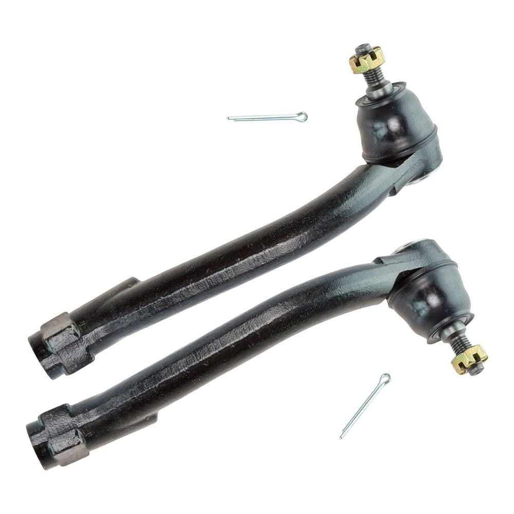 TRQ Front Outer Tie Rod Set Compatible with 2006-2010 Kia Optima 2007-2010 Rondo