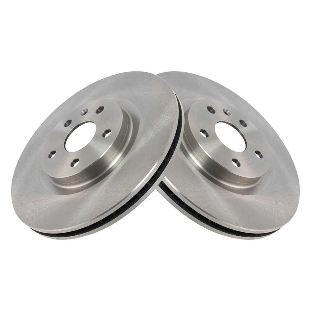 Trq Front Brake Rotors Set Vented Compatible With 2014-2017 Buick Regal 2008-2014 Cadillac Cts 2013-2019 Xts 2011-2017 Chevrolet