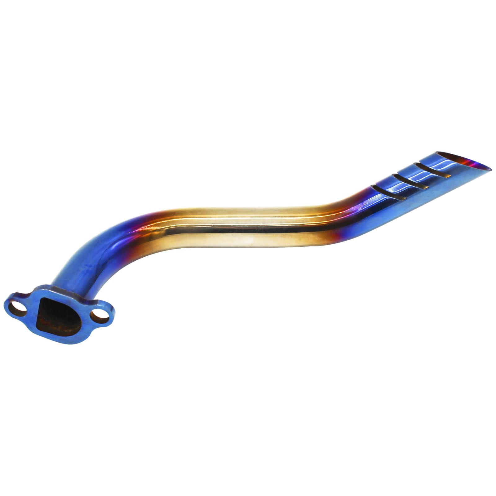 Header Exhaust Pipe Kit for Coleman CT200u CT200u-ex BT200X KT196 196cc 6.5hp, for Non-Hemi Predator 212cc Baja Warrior MB200 GX