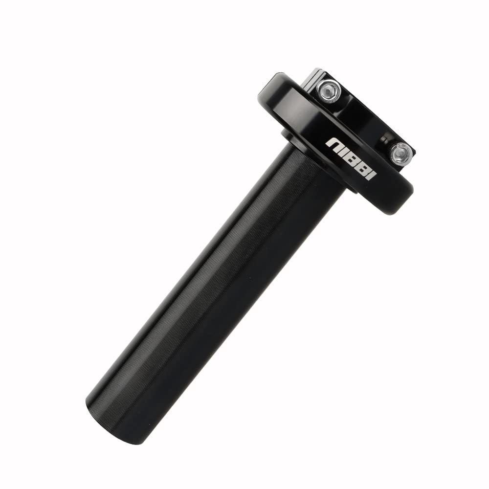 Nibbi Aluminum 7/8'' Motorcycle Throttle Handlebar Adjust Accelerator Cnc Throttle Cable Holder For Yamaha Taotao Kycom Honda Gy