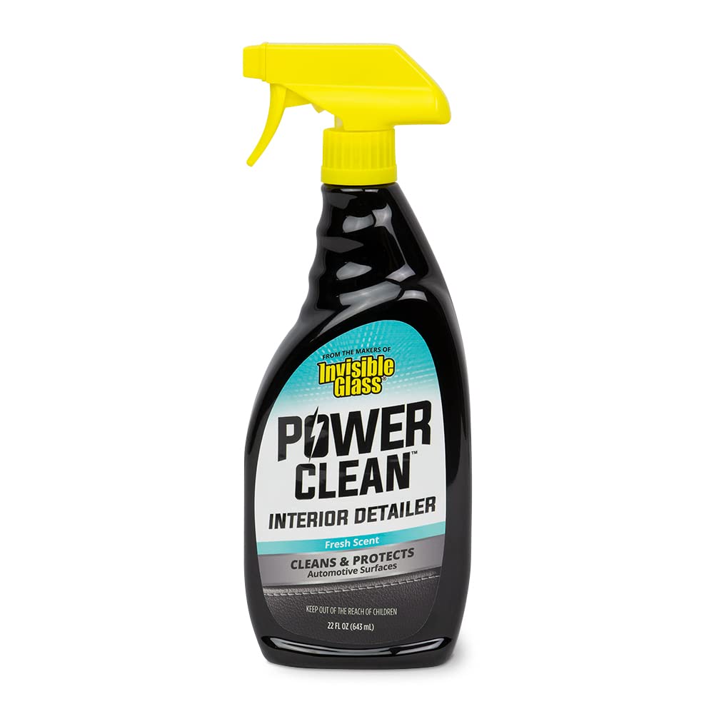 Invisible Glass 92024 22-Ounce Power Clean Automotive Interior Detailer Cleaner Protectant And Conditioner To Restore Interior S