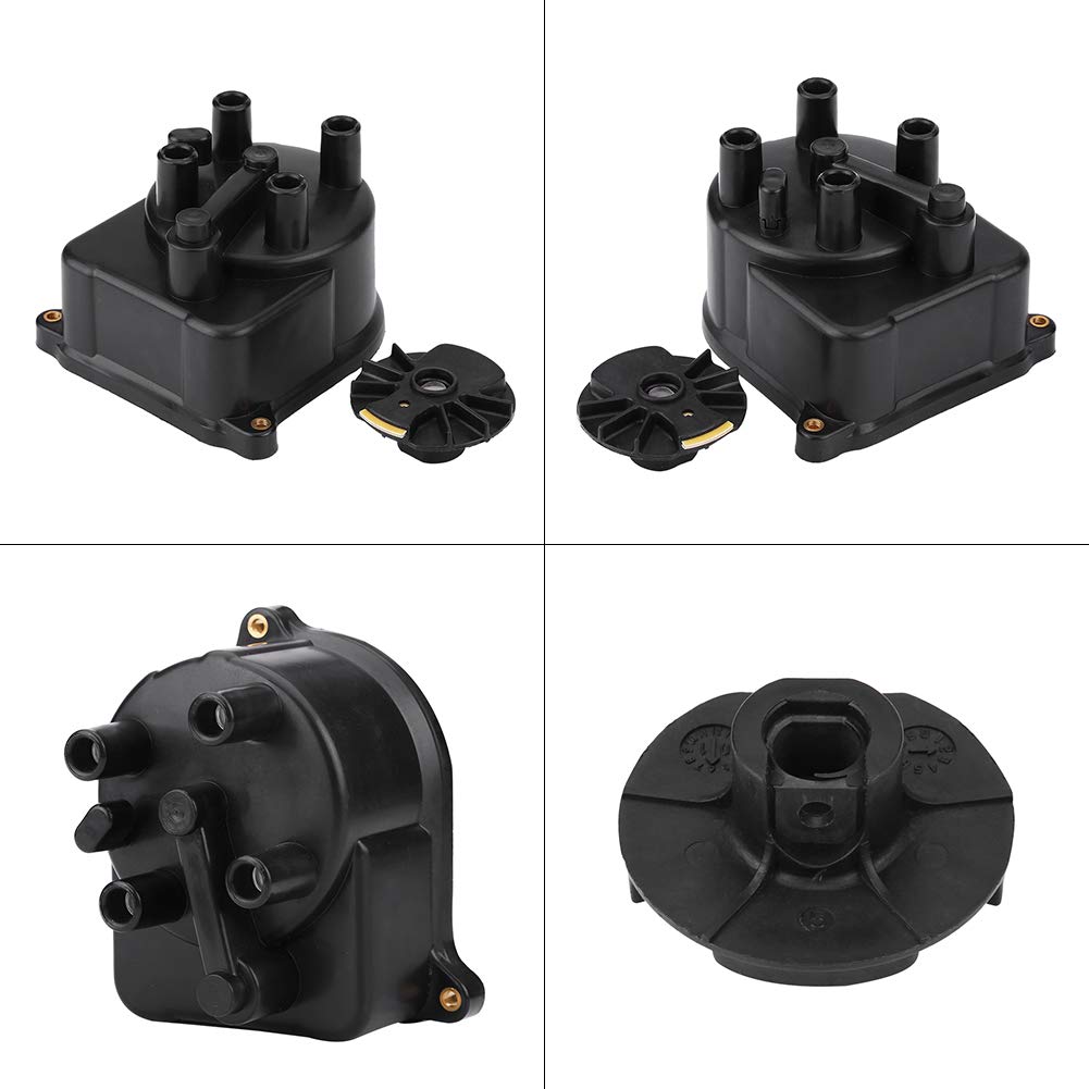Car Ignition System Distributor Kit, 30102 P54 006 Auto Distributor Cap & Distributor Rotor Ignition Kit Fit For Honda Civic 92-00