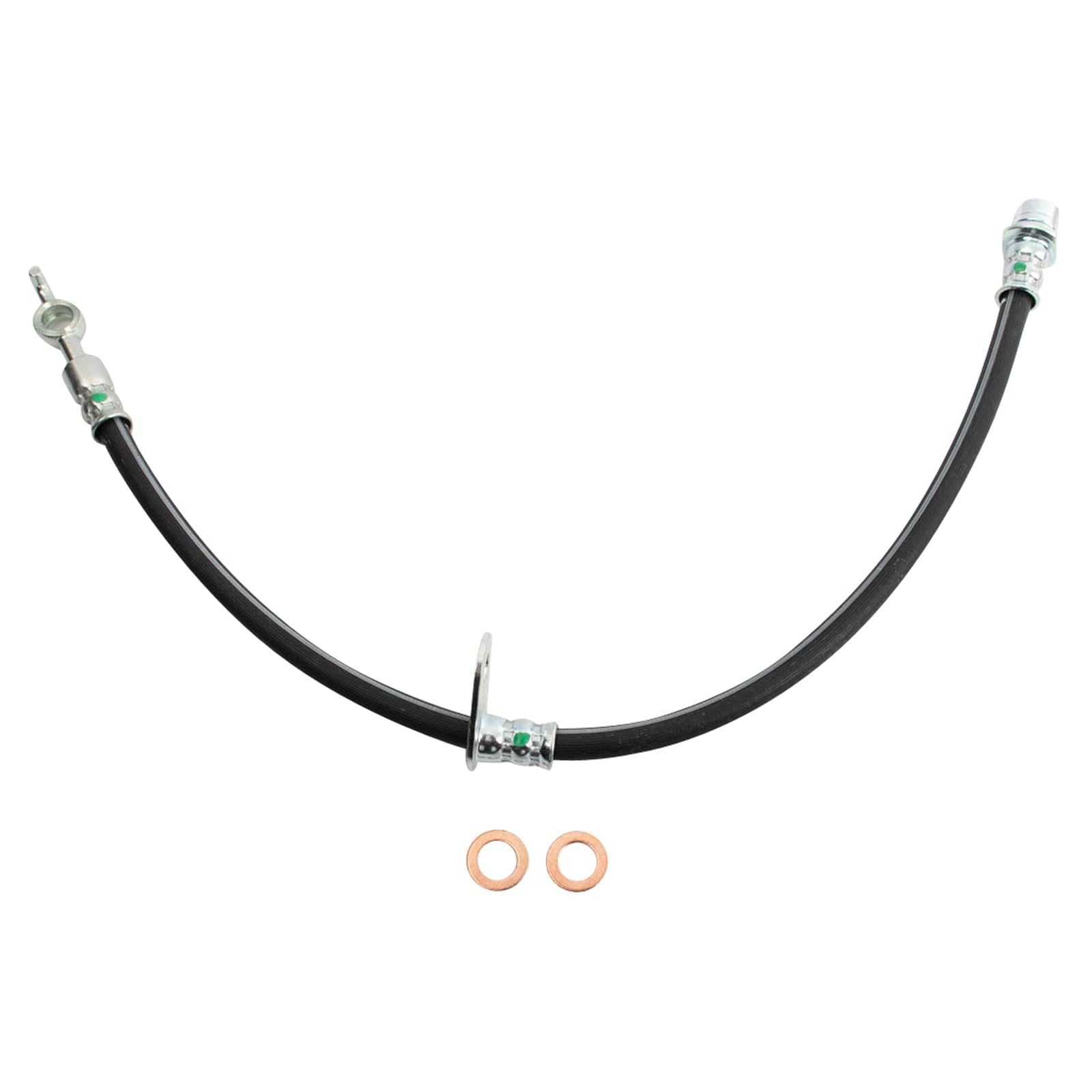 Trq Front Brake Hose Set Compatible With 2005-2012 Toyota Avalon 2007-2011 Camry