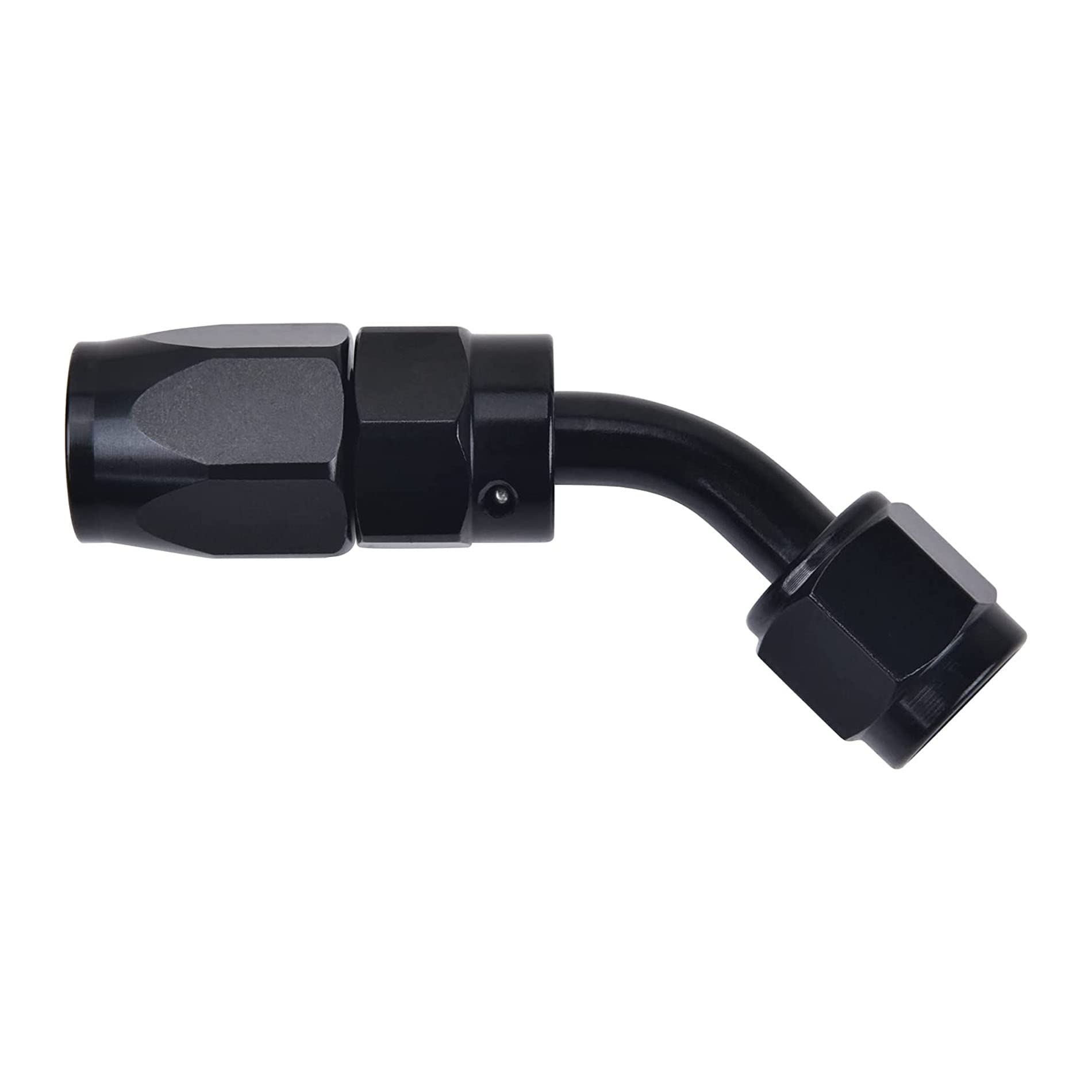 Evil Energy 4An Hose End Fitting 45 Degree Swivel For Cpe Braided Hose Black
