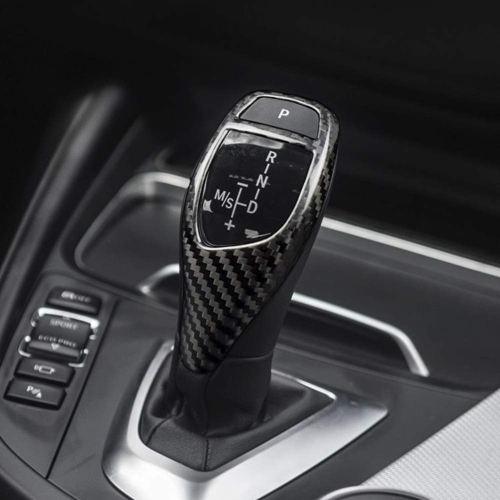 Airspeed Carbon Fiber Car Gear Shift Knob Cover Interior Trim For Bmw F20 F21 F22 F23 F30 F32 F33 F34 F35 F36 F06 F12 F13 F25 F26 F15 F16 I8 Accessories