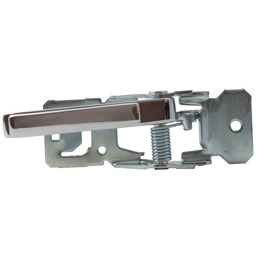 AutoandArt Brock Replacement Drivers Front Inside Interior Chrome Door Handle Compatible with 75-96 GM Various Models 20456979 20610477