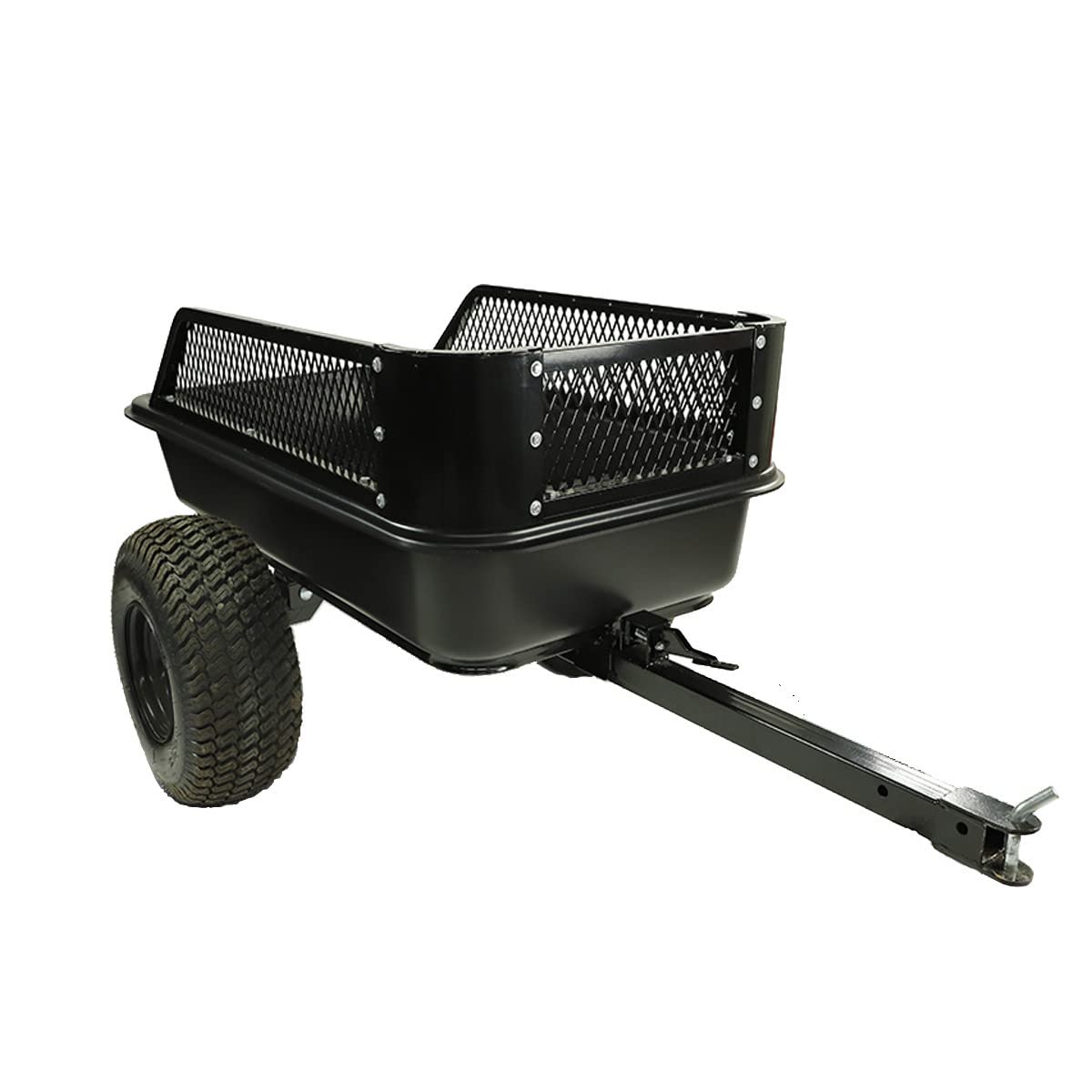 Motoalliance® Impact Implements 1500Lb Poly Tub Utility Cart Cargo Trailer. Tilt Bed & Foot-Release Dump For Atv'S, Utv'S, Lawn & Garden Tractors & More.