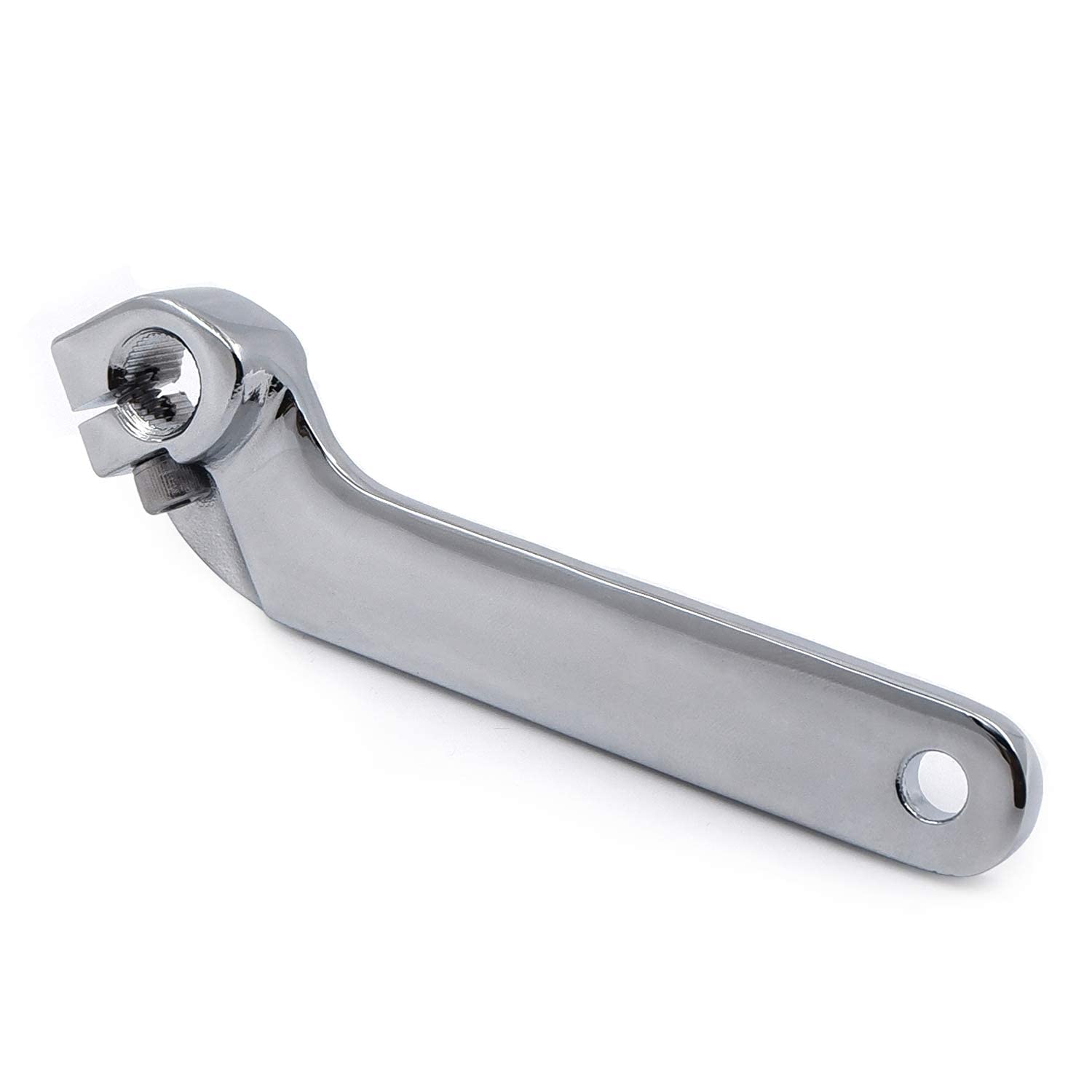 Xkmt- Adjustable Inner Shift Shifter Rod Lever Shaft Compatiable With Harley 1982-2018 Flt/Road Glide Fltrx 2015-2020 In Chrome [P/N: Mt268-018-Cd]