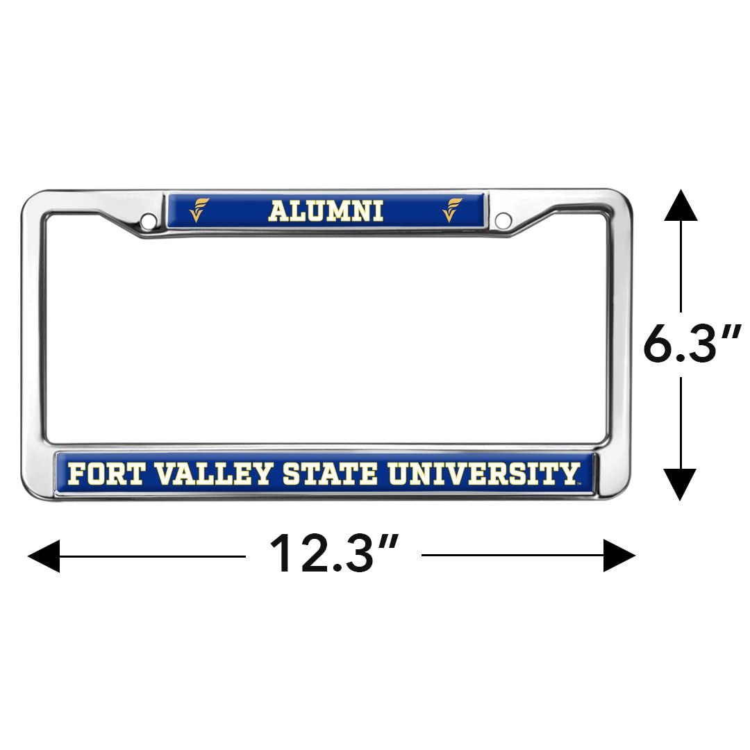 Fort Valley State University Alumni Full Size Standard License Plate Metal Frame
