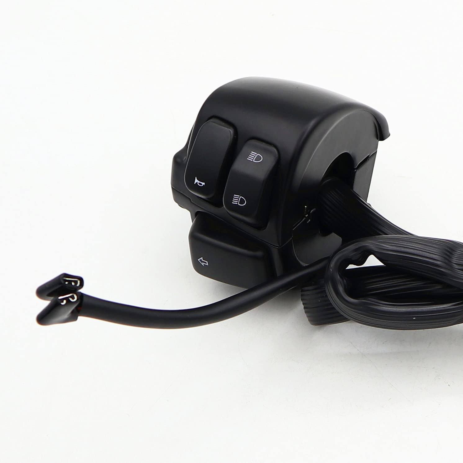 Control Switches Handlebar Wire Harness Horn Turn Signals Light On/Off Switch For Harley 1996-2012