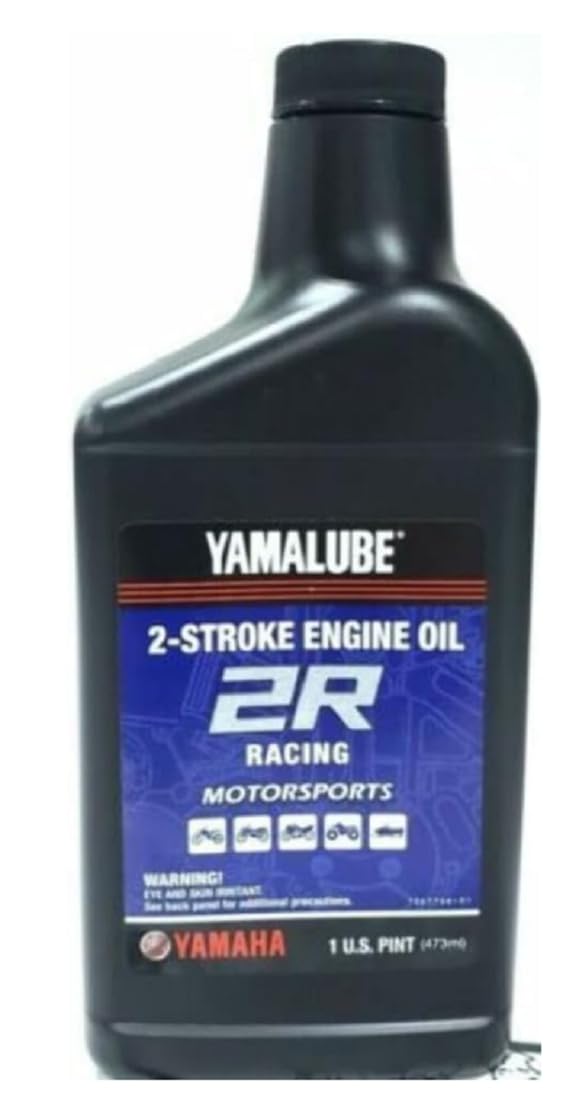 YAMAHA Original OEM Yamalube LUB-2STRK-R1-24 Racing 2R 2 Stroke Engine Oil Yamalube OEM - 1 Pint