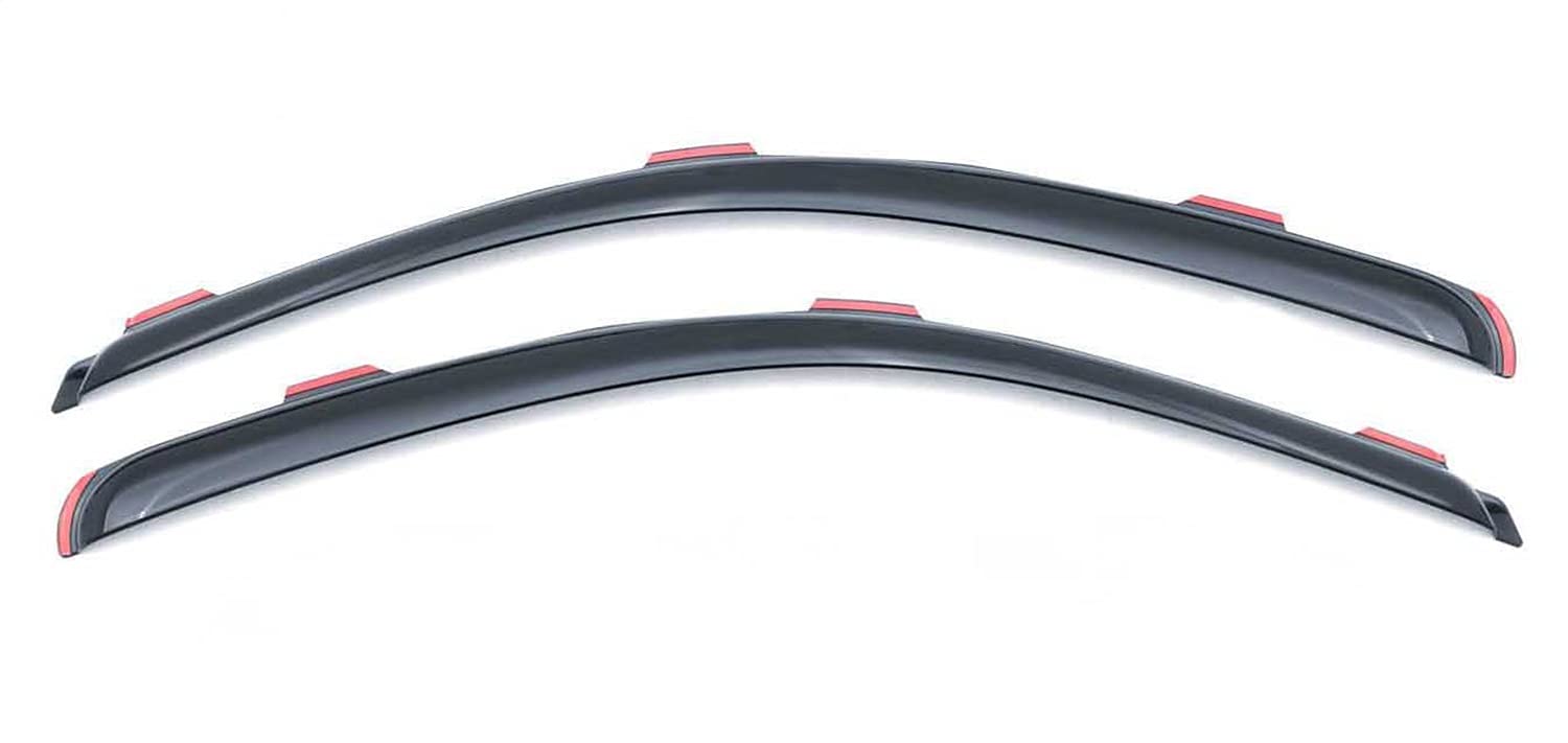 Auto Ventshade [AVS] In-Channel Rain Guards for 2016 - 2023 Toyota Tacoma Access Cab, 2 pcs. | Window Vent Visors - Smoke | 1924
