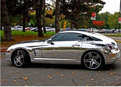 24''x78''Chrome Mirror Silver Vinyl Wrap Sticker Decal Film Sheet,Self-Adhesive