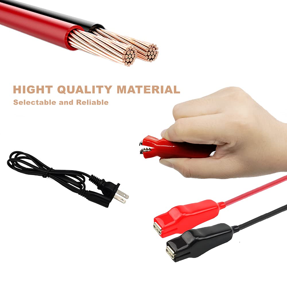 12V 3A Lifepo4 Battery Charger, Smart 14.6V Chargers For 12.8V Lithium Iron Phosphate Rechargeable Batteries