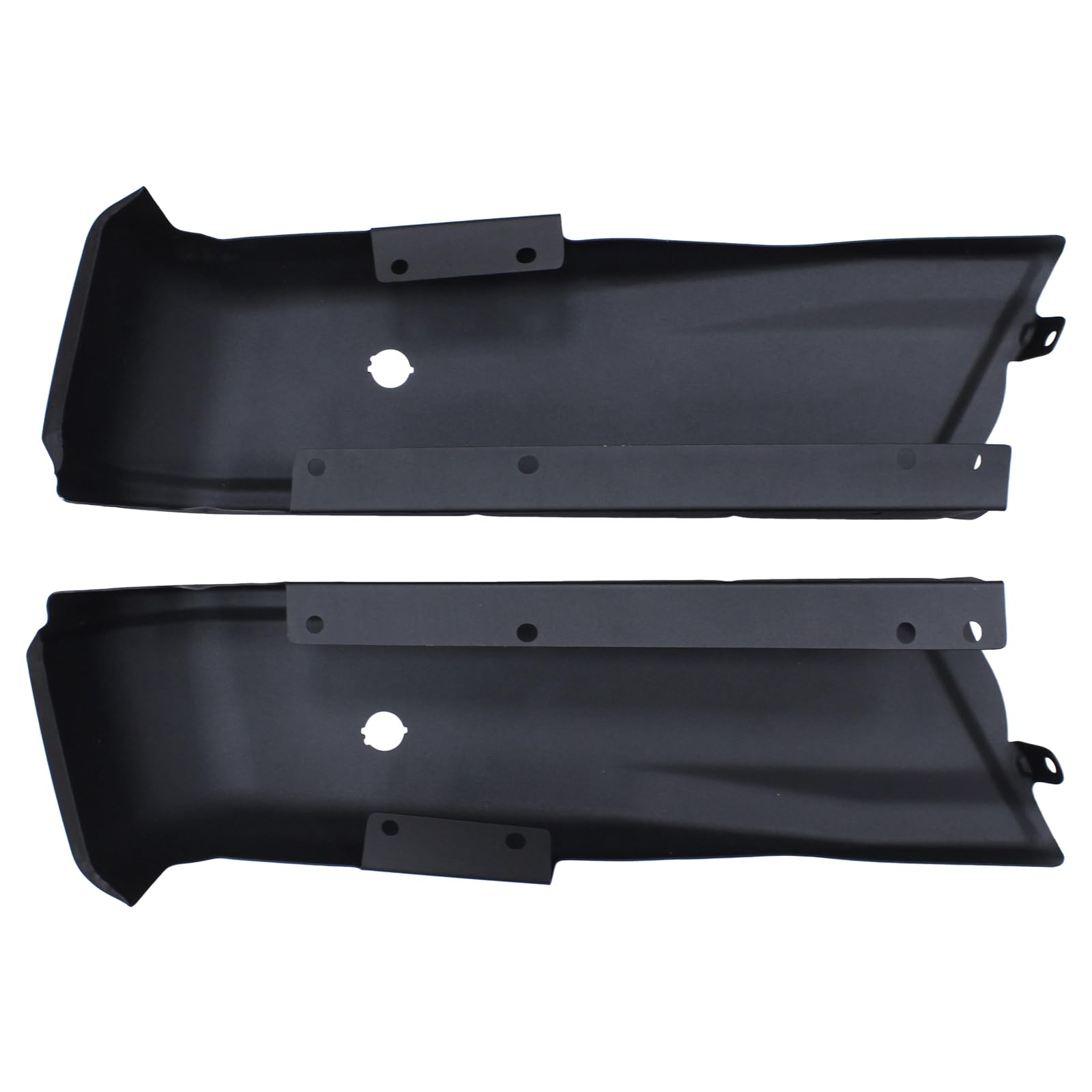 ApplianPar Driver and Passenger Side Rear Bumper Ends Steel with Parking Sensor Hole for Ford F150 2015-2020