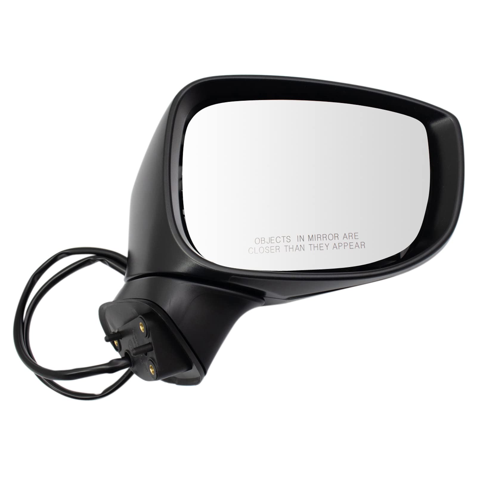 TRQ Exterior Mirror Assembly RH Side Power Heated Turn Signal for Mazda CX5