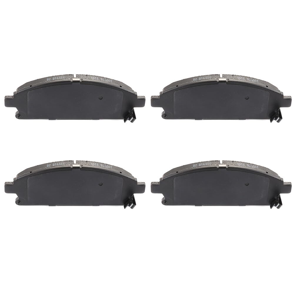 Automuto 4Pcs Front Semi-Metallic Disc Brake Pads Set D855 For Acura Mdx 2003-2006, Nissan Pathfinder 1996-2004, Quest 2004-2009