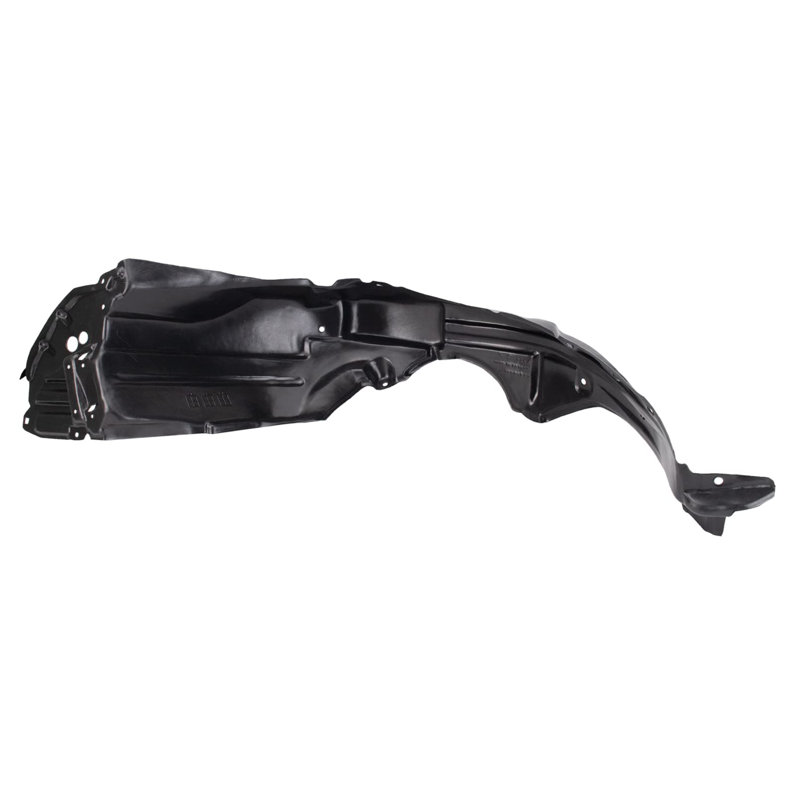 Trq Inner Fender Liner Set Compatible With 2012 Toyota Yaris To1248168 To1251120
