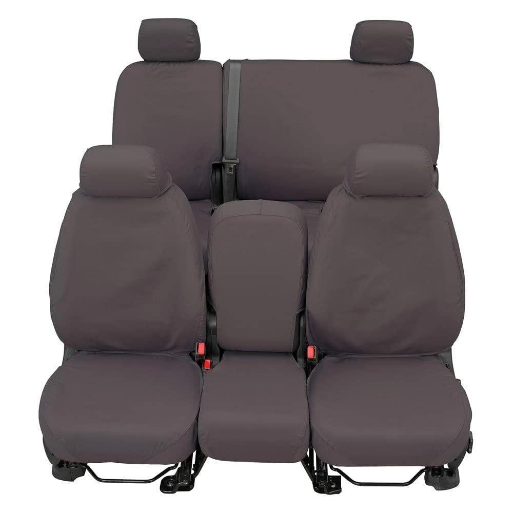 Covercraft Ss8396Pcgy Seatsaver Second Row Custom Fit Seat Cover For Select Ram Pickup Models - Polycotton (Grey)