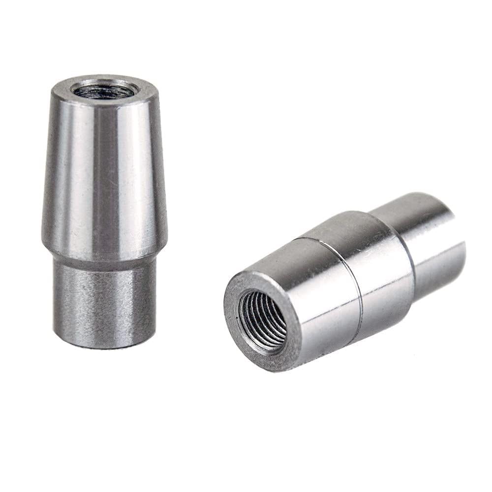 Jeremywell 3/8-24 Rh + Lh Threaded Weld-In Bung Set Fits 0.058 Wall Tube Heim Joints