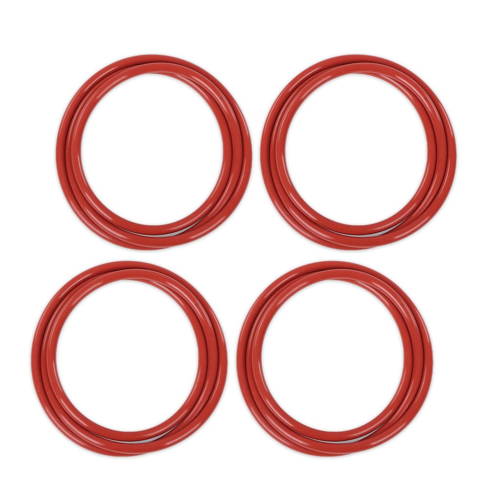 PIT66 Red O-Rings Wheel Seal 4 PACK Compatible with Military Humvee Split Rims and M1101 and M1102 Trailers 16.5 Diameter