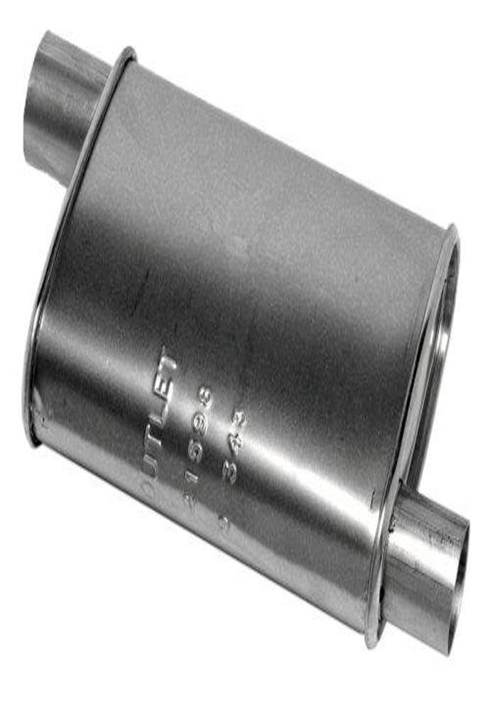 Walker Quiet-Flow 21598 Direct Fit Exhaust Muffler 2'' Inlet (Id) 2.25'' Outlet (Id) For Jeep Liberty