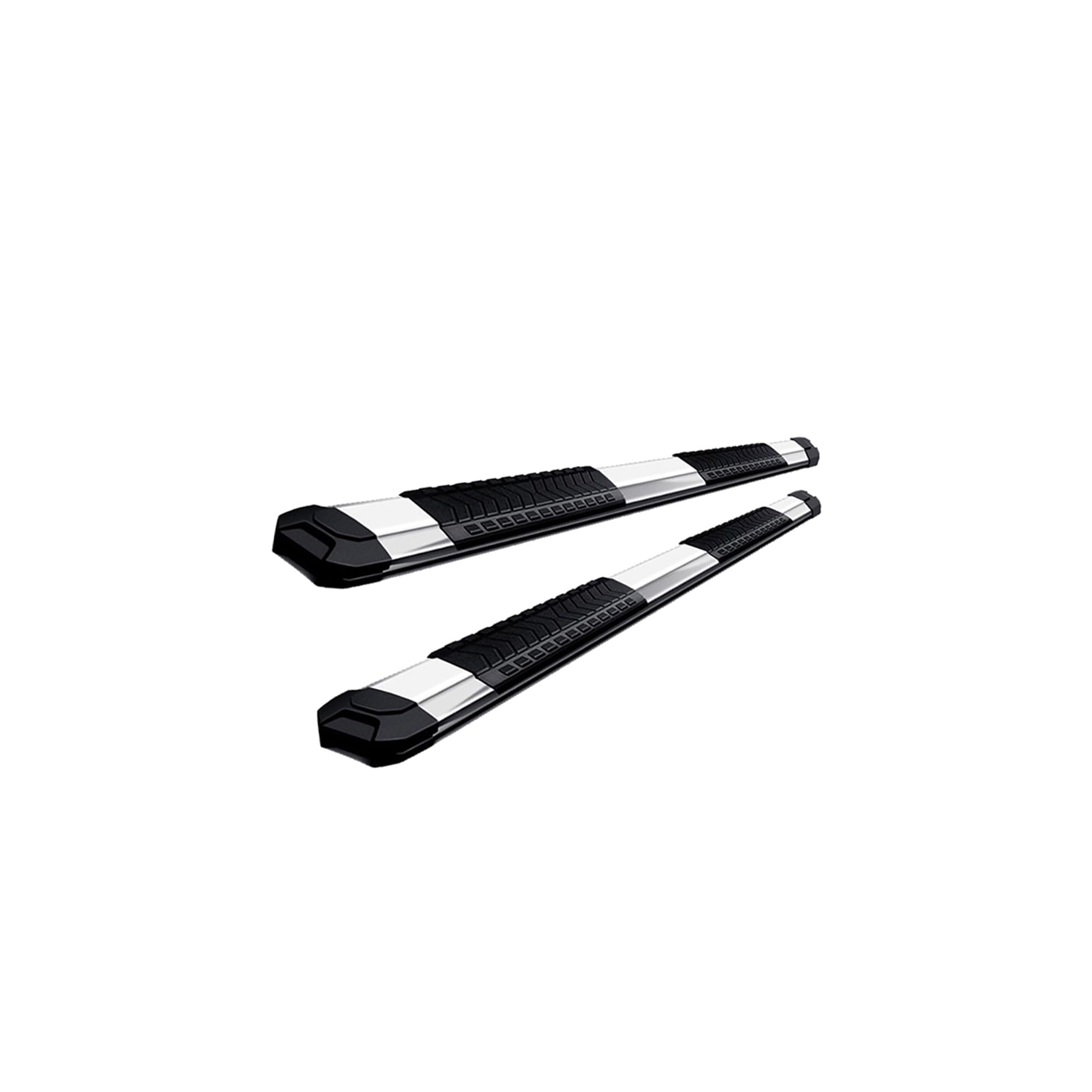 Stainless Steel Cutlass Running Board Compatible With 07-18 Silverado/Sierra 1500 Crew /07-19 Silverado / 2500-3500 Crew Cab - (