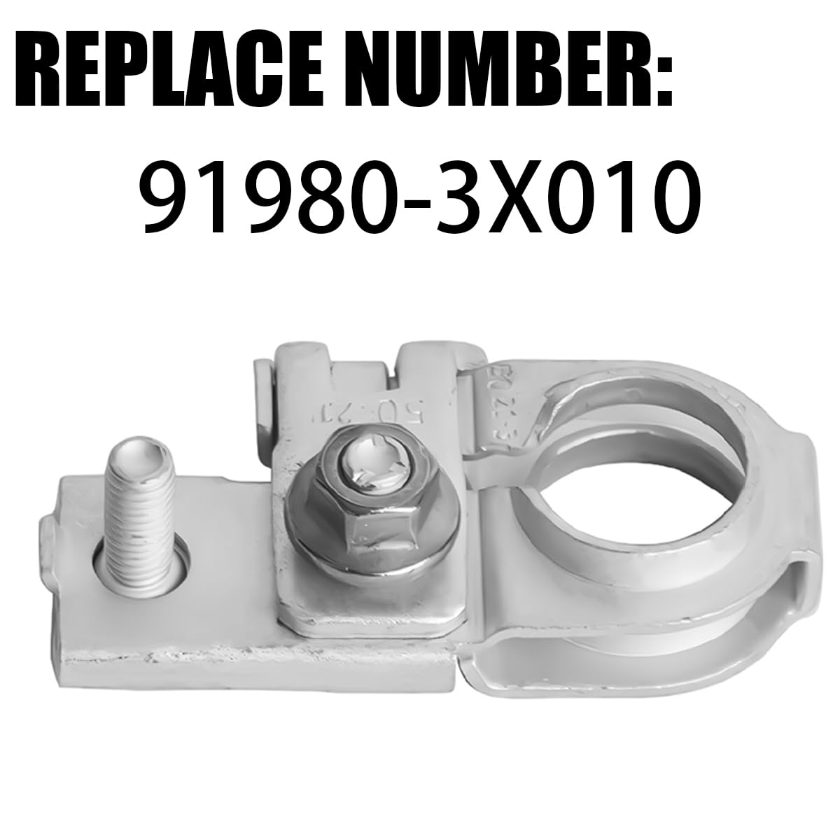 Bittwee Battery Terminal Connector, Top Post Positive Battery Terminal, Replaces Part Number 91980-3X010, Compatible with G80 G9