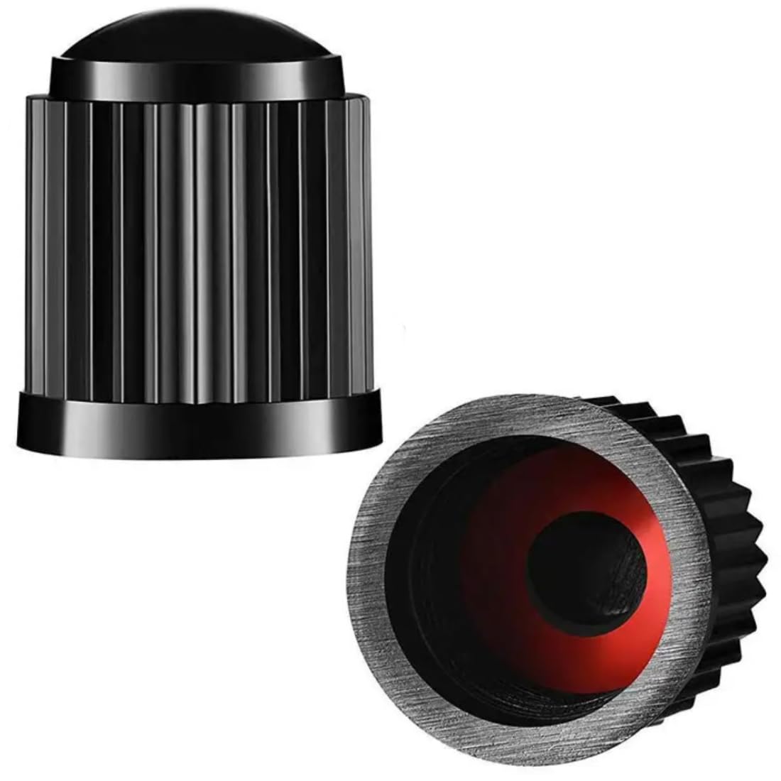 Dblosp Car Tire Valve Stem Caps, 50 Pcs Plastic Tire Valve Stem Caps, Durable & Stylish Air Caps For Cars, Suvs, Trucks, Bikes,