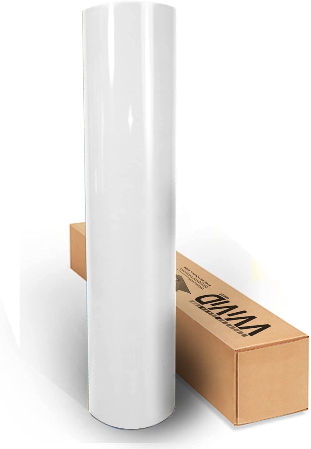 White High Gloss Realistic Paint-Like Microfinish Vinyl Wrap Roll With Vvivid Xpo Air Release Technology (9Ft X 5Ft)