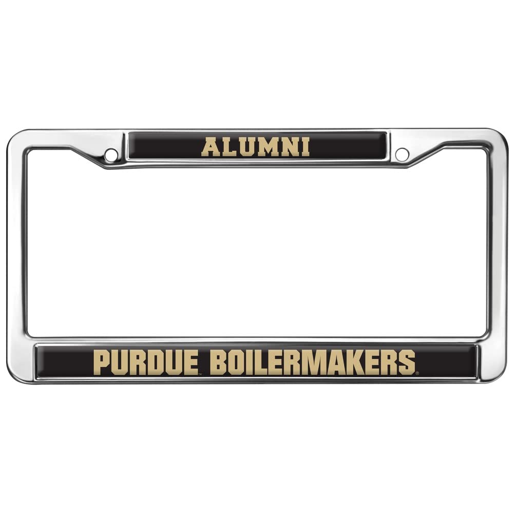 Purdue University Alumni Logo Full Size Standard License Plate Metal Frame