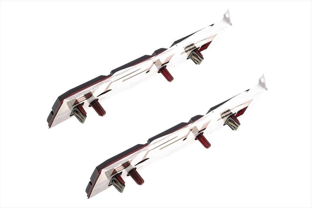 2015-2016 Ford F-150 Xlt Red & Black Fender Emblem Nameplates Right Left Set Oem