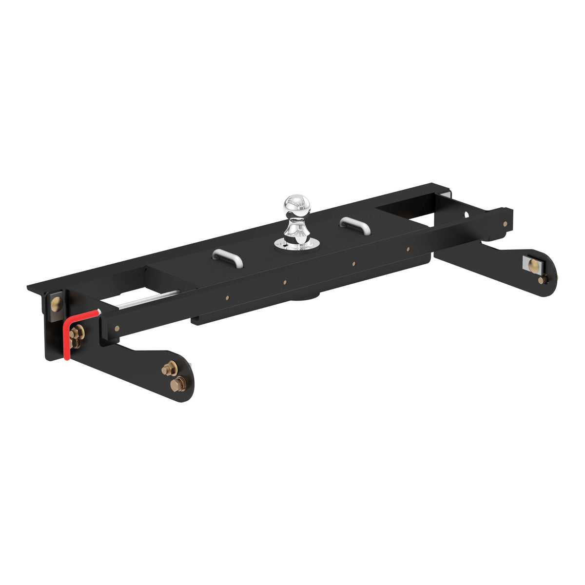 CURT 60680 Double Lock EZr Gooseneck Hitch, 2-5/16-In. Flip-Over Ball 30K, Fits Select Chevrolet Silverado, GMC Sierra 2500, 350