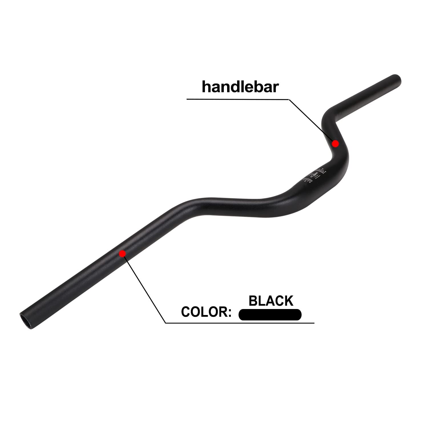 Jfg Racing Surron Handlebar,7075 Aluminum 31.8Mm And 7/8' 22Mm Andhandle Bar Heightened For Sur Ron/Surron/Light Bee/X160/X260 Most Of Bicycle Motorcycle Dirt Bike Motocross - Black