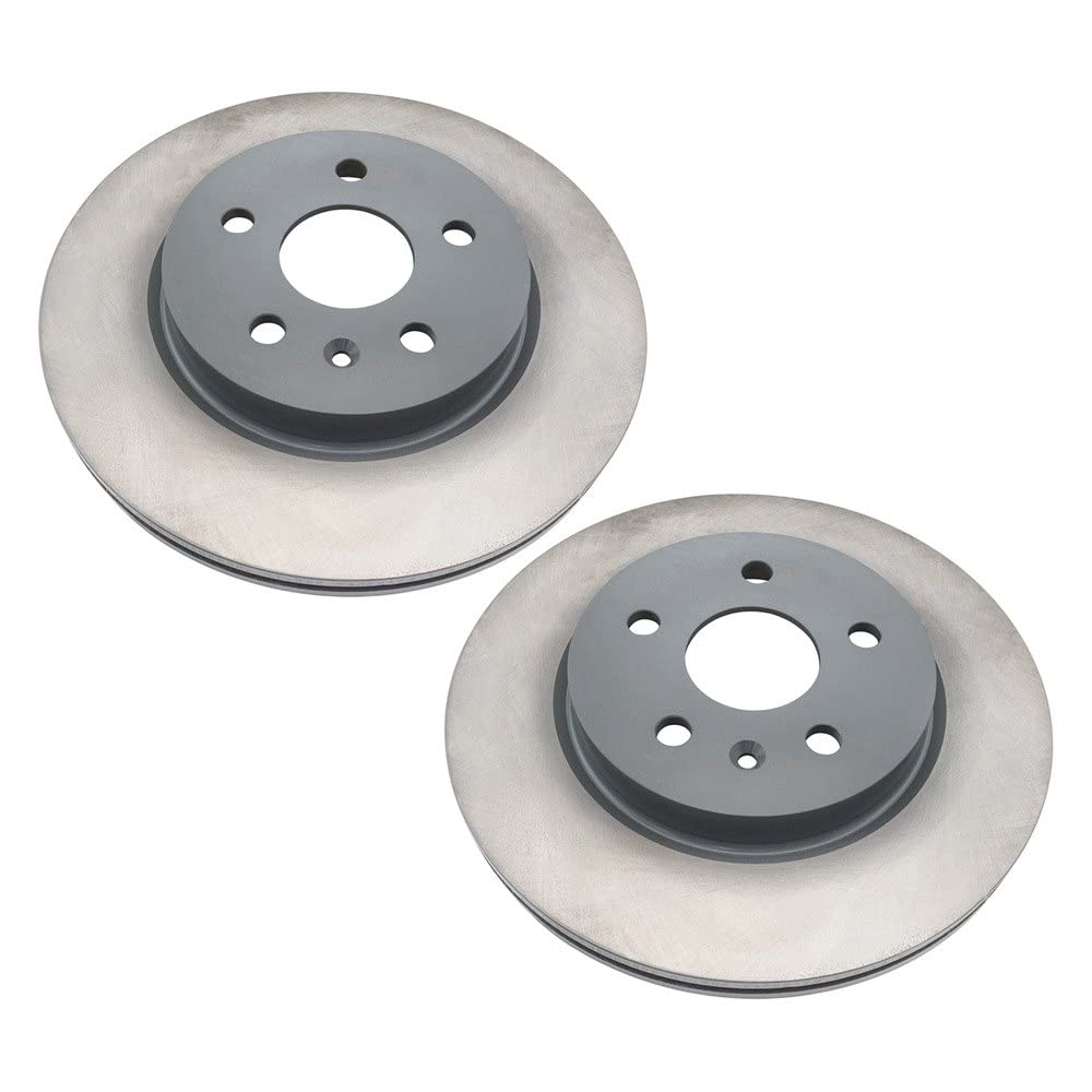 Trq Rear Disc Brake Rotor Kit Pair Set Of 2 Compatible With Buick Chevrolet Cadillac