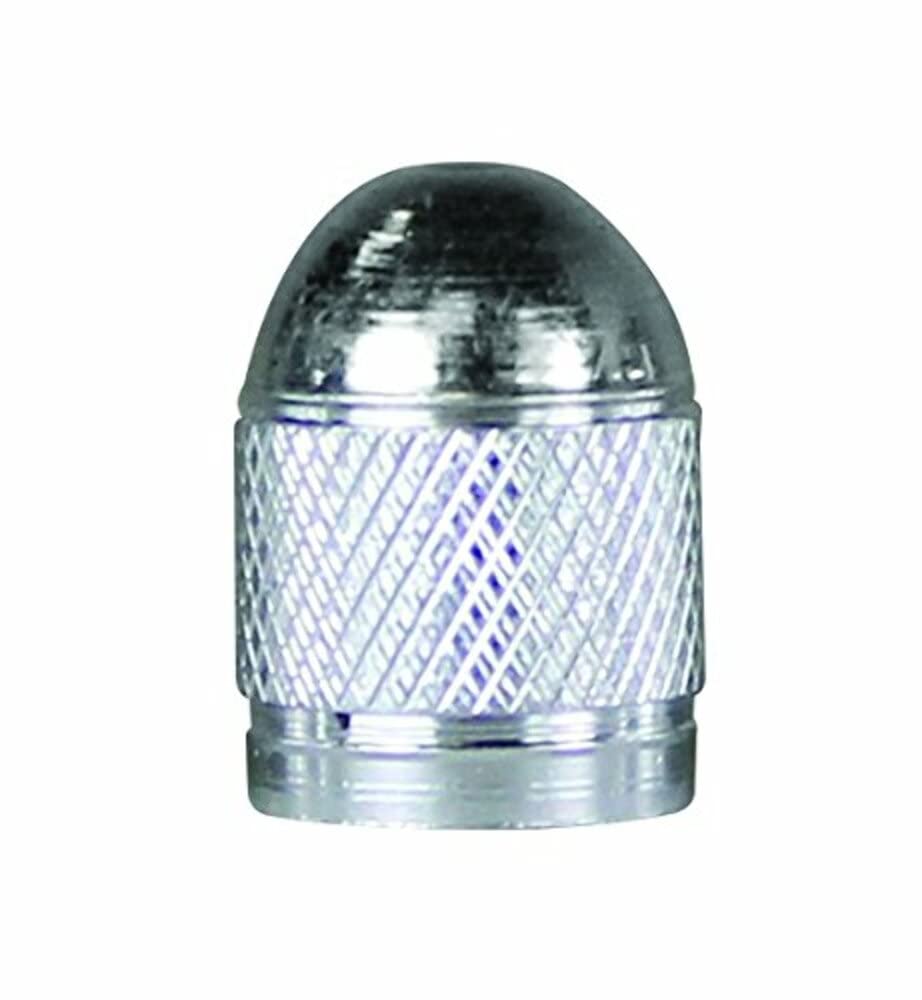 Tru-Flate 38-513 Aluminum Silver Valve Cap VC3 - 4 Pack