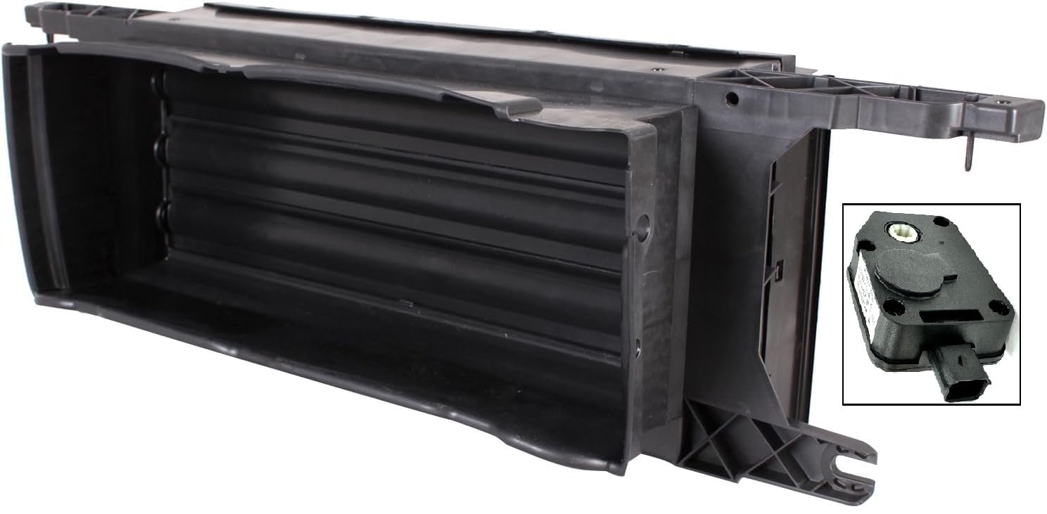 TYG (CAPA QUALITY) Active Grille Shutter For Ford '18-'20 F150 Crew Cab/Regular Cab/Raptor 3.5L Turbo w/Skid Plate JL3Z8475F FO1