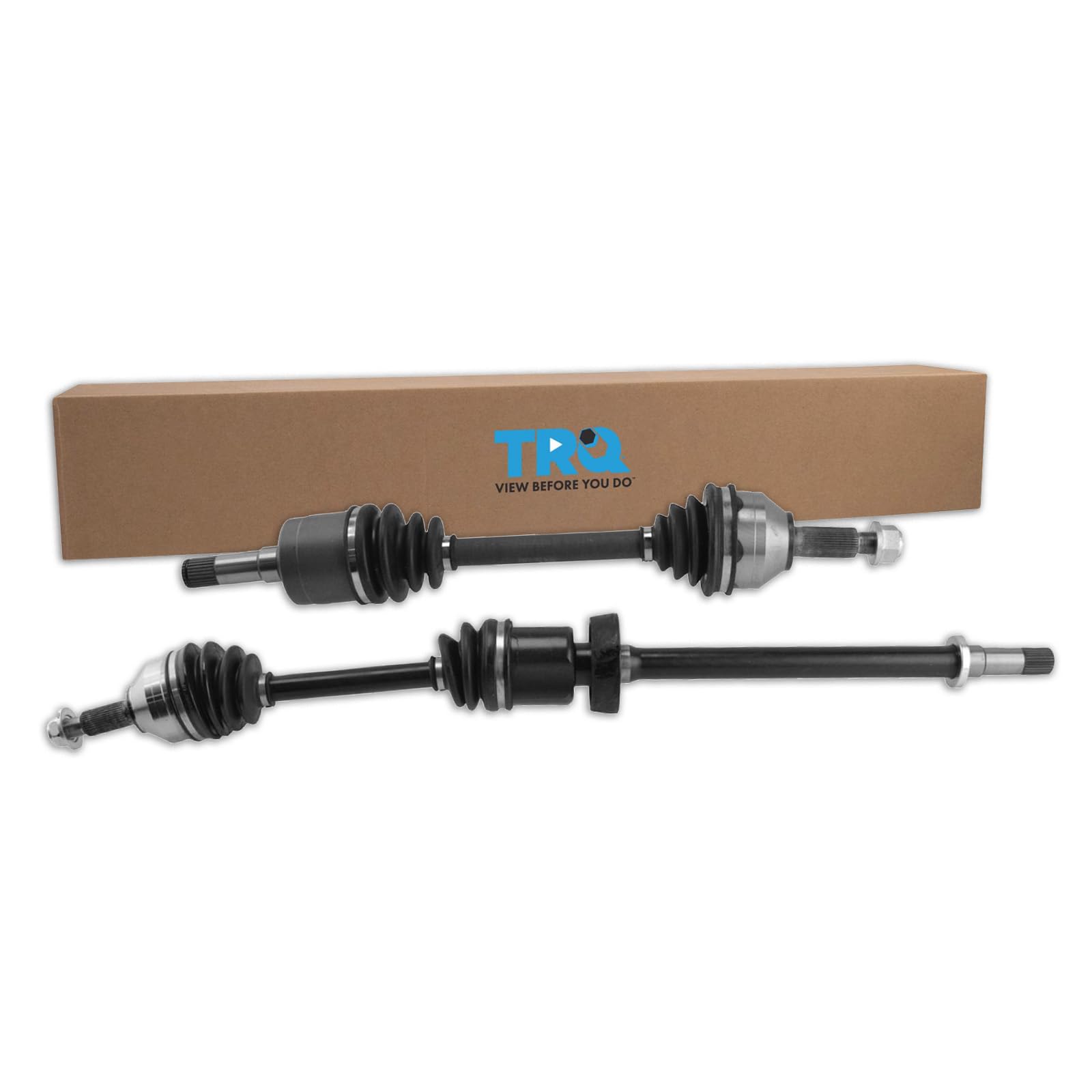 Trq Front Cv Axle Shaft Assembly Set Compatible With 2009-2014 Ford Flex 2008-2014 Taurus 2008-2009 Taurus X Lincoln Mks 2010-20