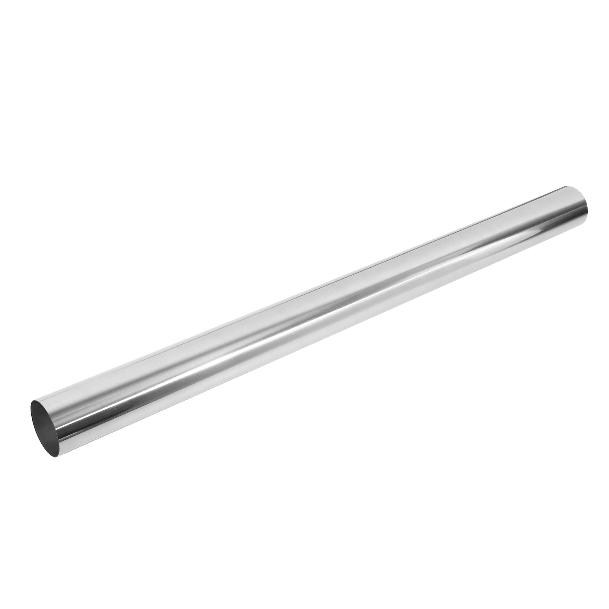 X AUTOHAUX Straight 3'' OD 40'' Length DIY Custom Mandrel Exhaust Pipe 3 Inch Tube Pipe T304 Stainless Steel Universal Fit