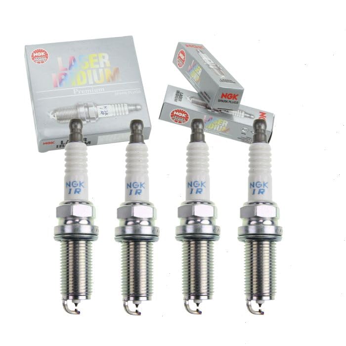 4 pc NGK Laser Iridium Spark Plugs compatible with Lexus NX200t 2.0L L4 2015-2017