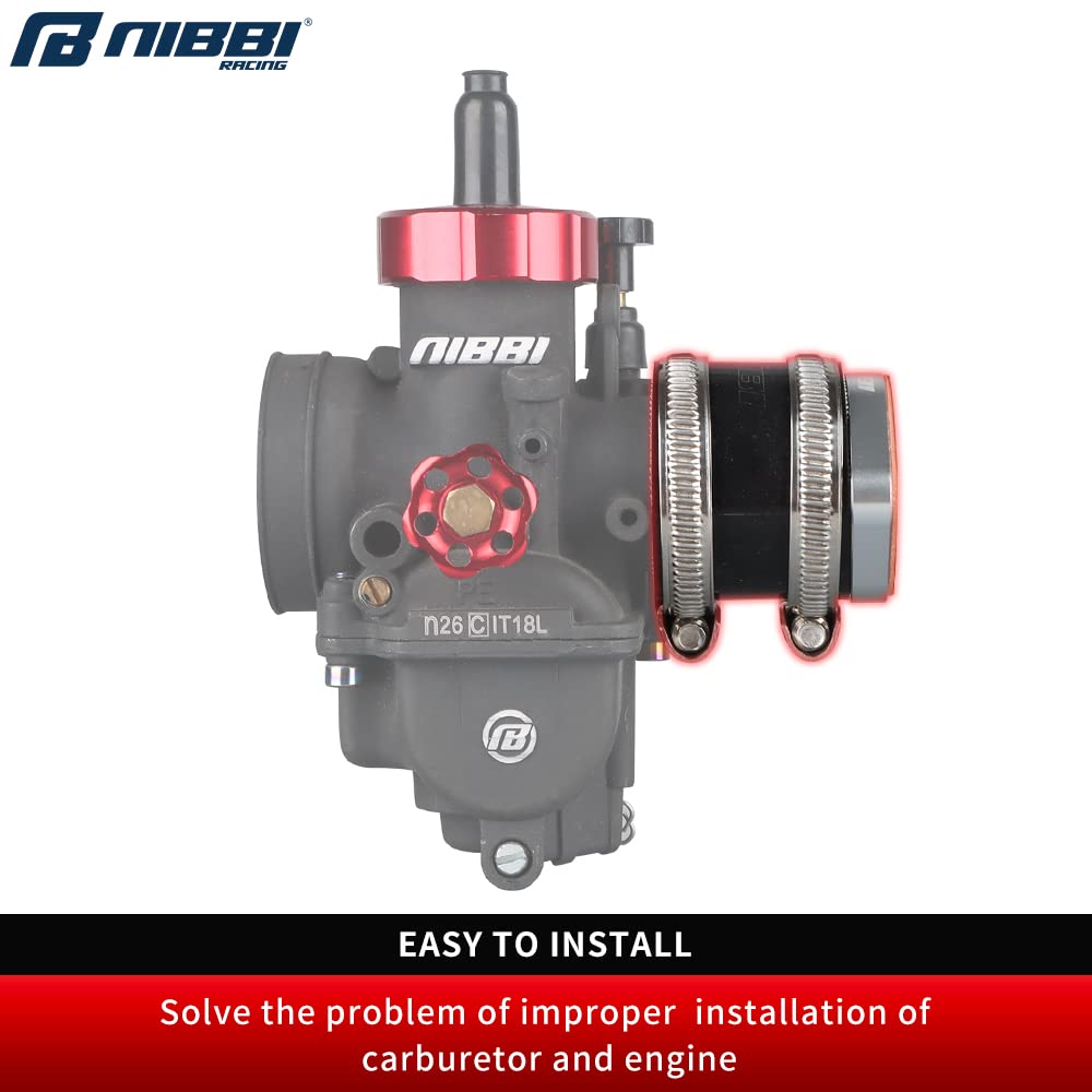 Nibbi Cnc Replacement Orginal Intake Manifold Cg Engine, High-Performance Adapter Motorcycle Carburetor Adapter