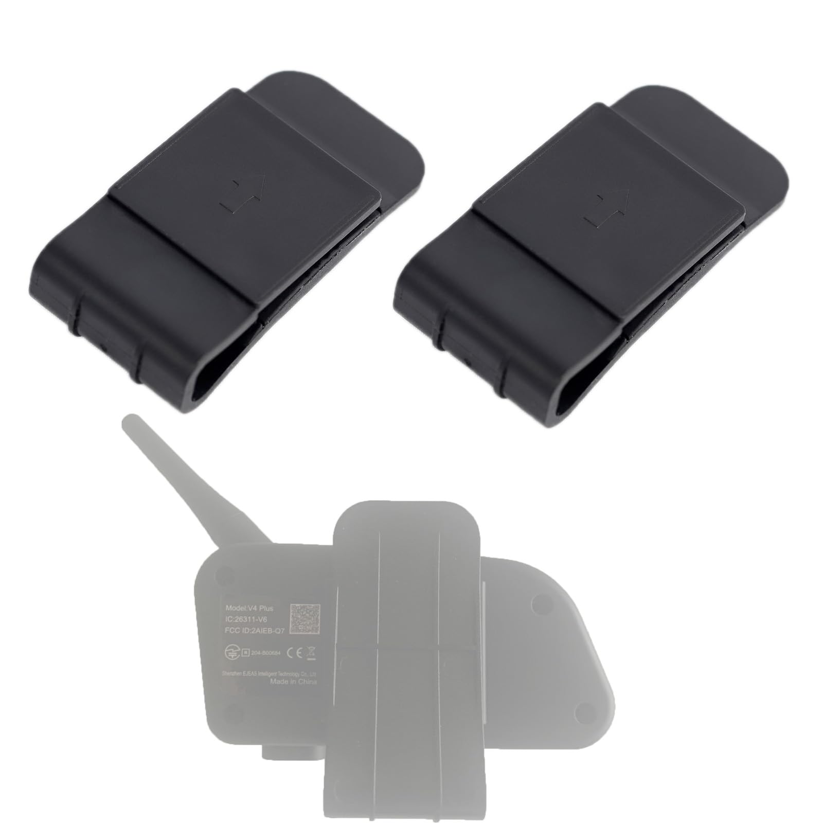 GaiRen 2 PCS Belt Clips for V4 V6 with USB-C, Q7, Q2, V7, Q8, MS20 Referee Headset Accessories and Motorcycle Helmet Clip Mounts